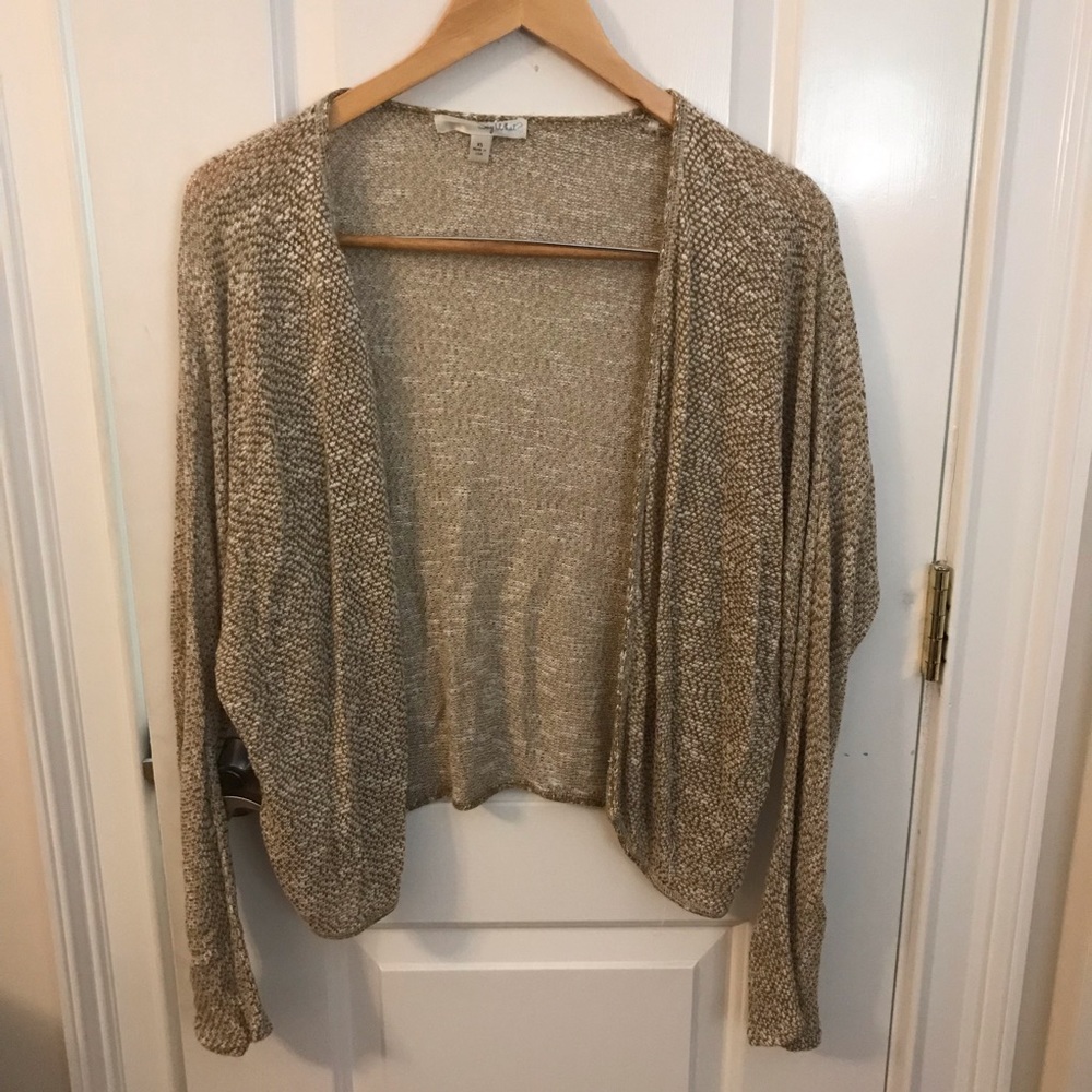 Tan cardigan